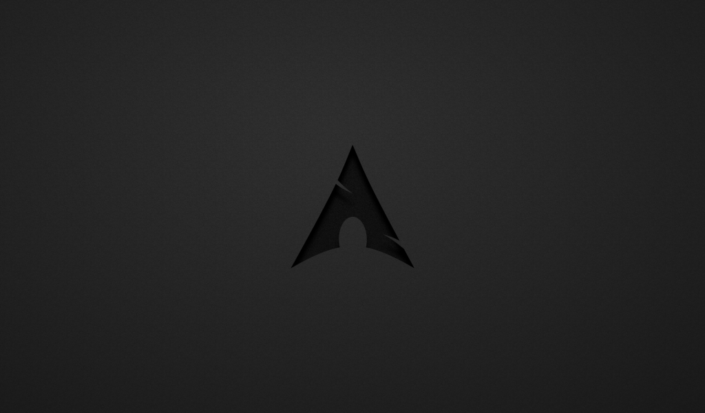 Черный символ на сером фоне