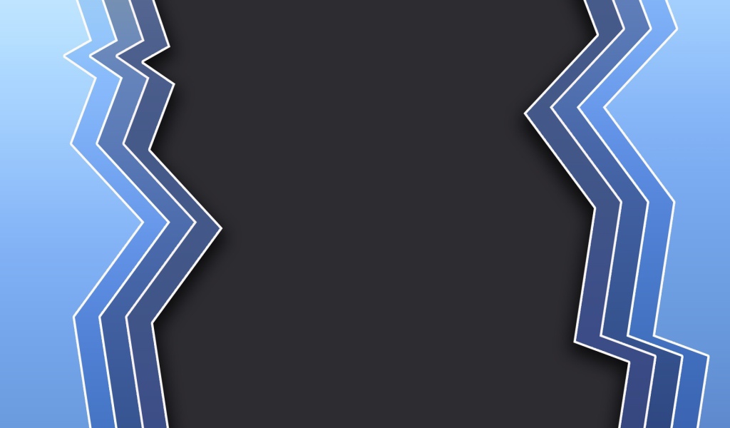 Голубые панели на сером фоне