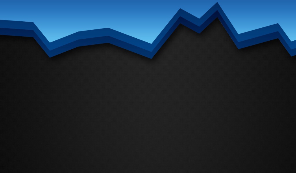 Голубая панель на сером фоне