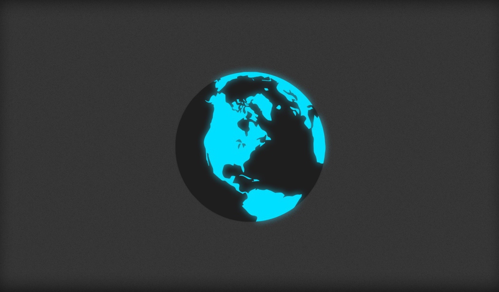 Голубой силуэт Земли