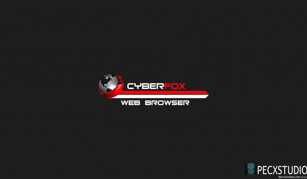 Браузер Cyberfox, красный на сером фоне
