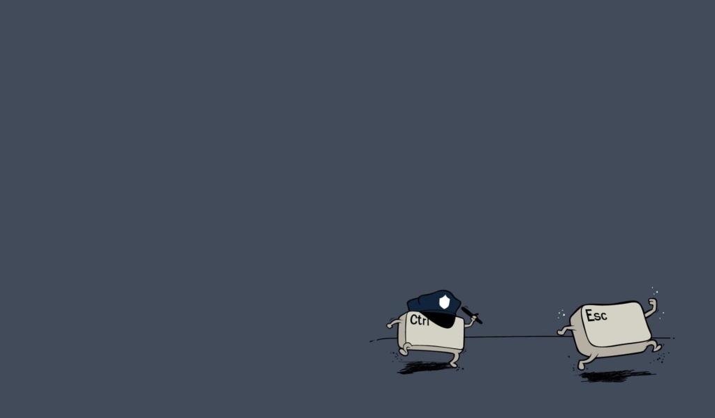 Кнопка полицейский гонится за кнопкой нарушителем