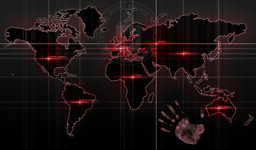 Карта мира ЦРУ