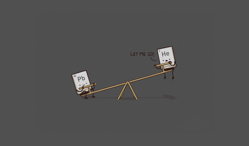 Химические элементы, серый фон