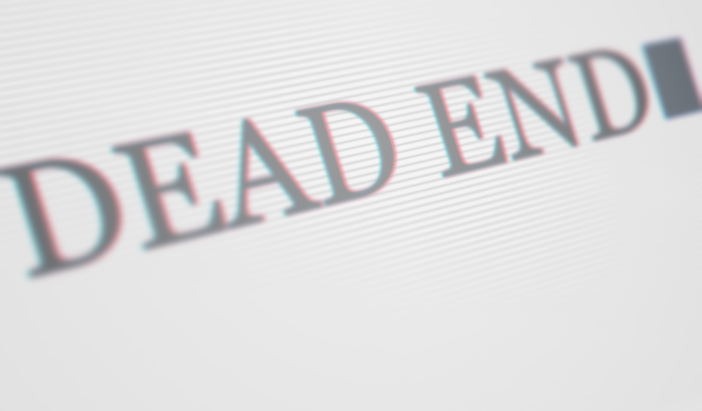 Смертельный конец, надпись