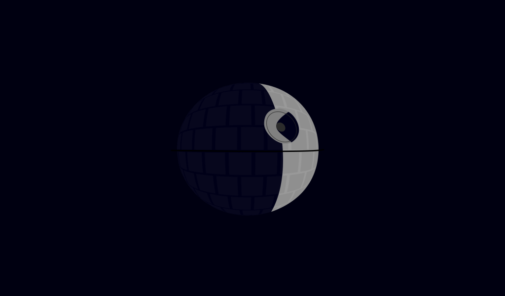 Звезда смерти, черный фон