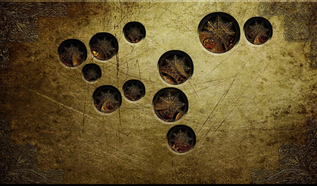 Декоративная плита из металла