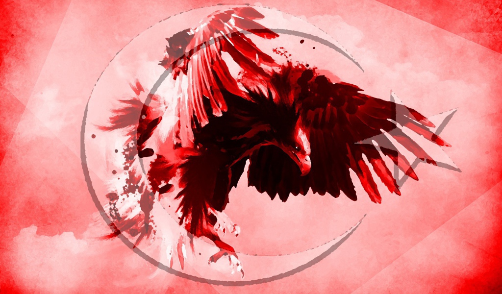 Орел, турецкий флаг