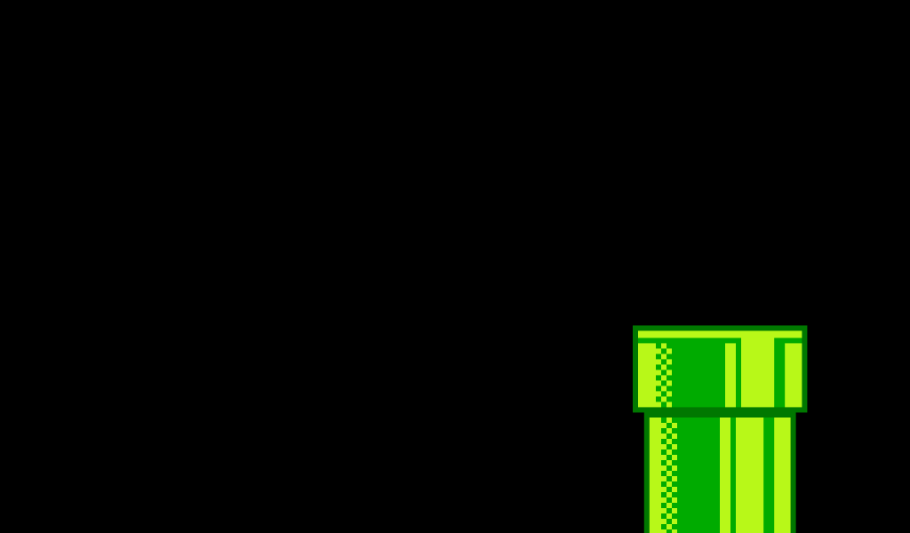 Элемент игры Марио, черный фон