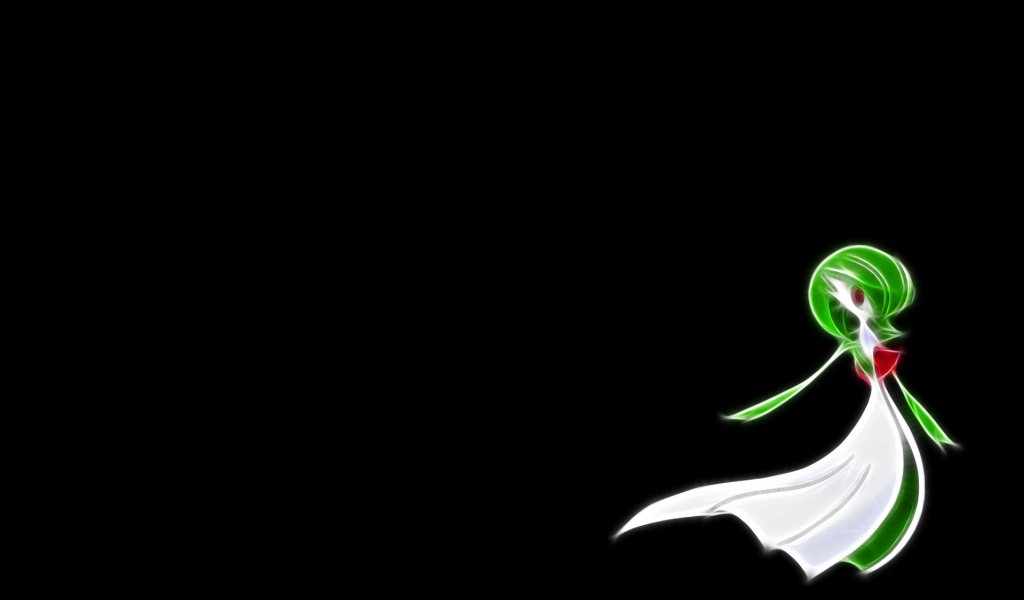 Гардевуар на черном фоне