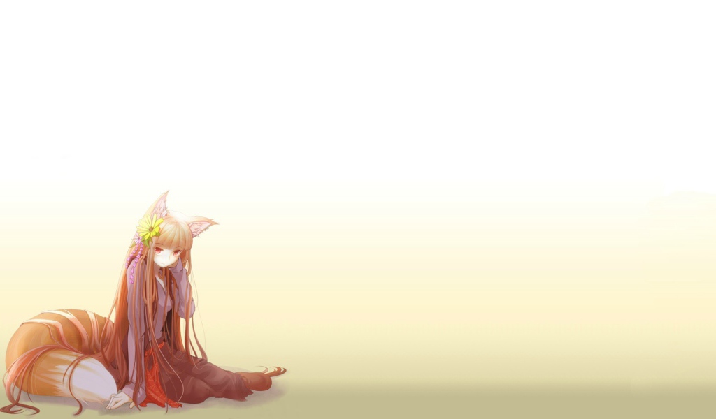 Девушка с хвостом, аниме Волчица и пряности