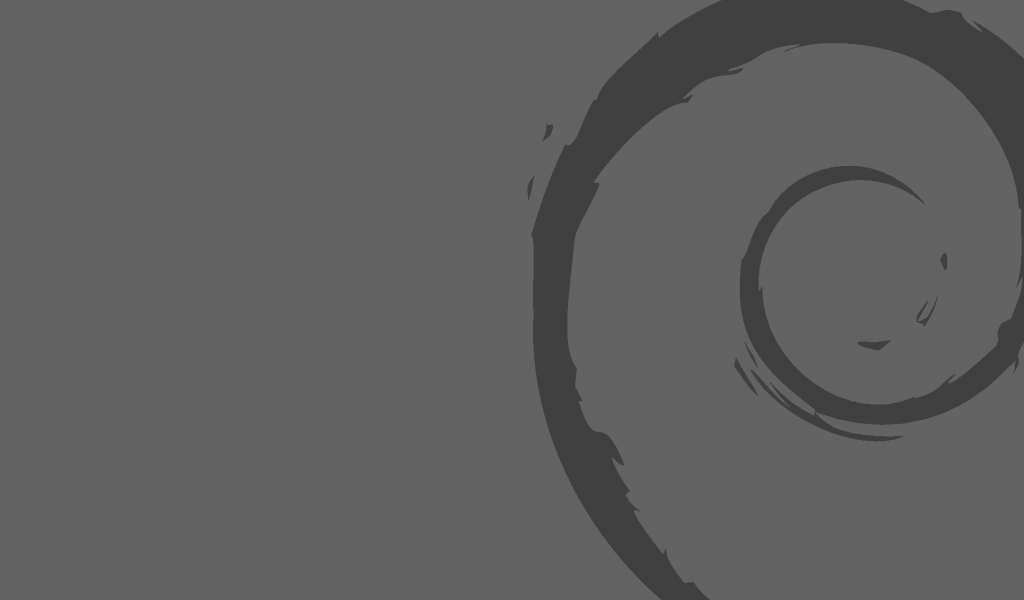 Серый фон Debian