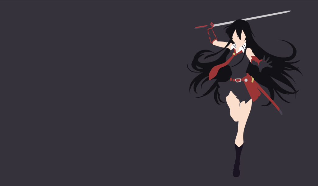 Серый фон, аниме Akame ga Kill