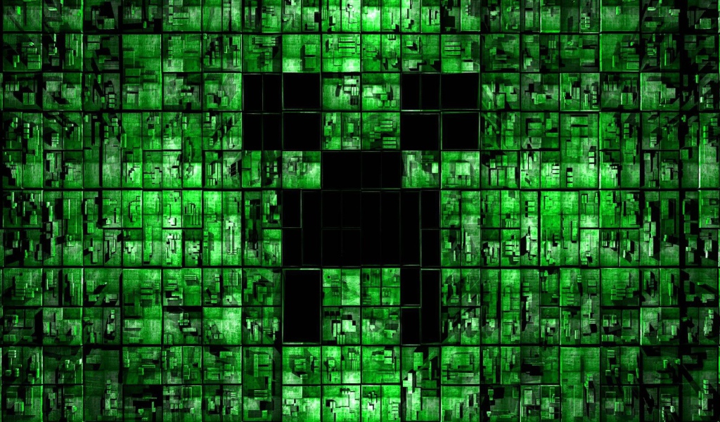 Зеленый фон, Minecraft