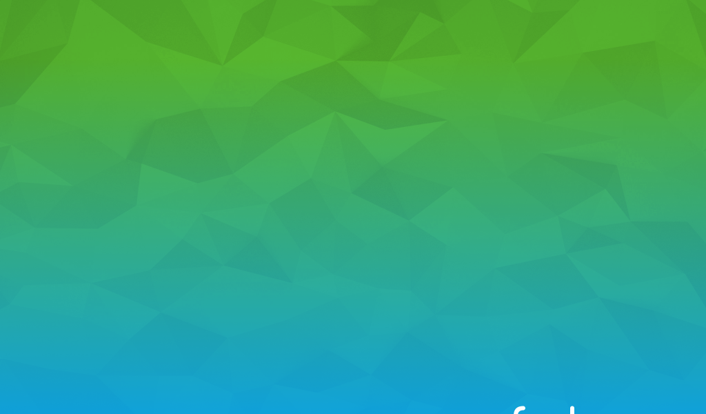 Зелено голубой фон Fedora