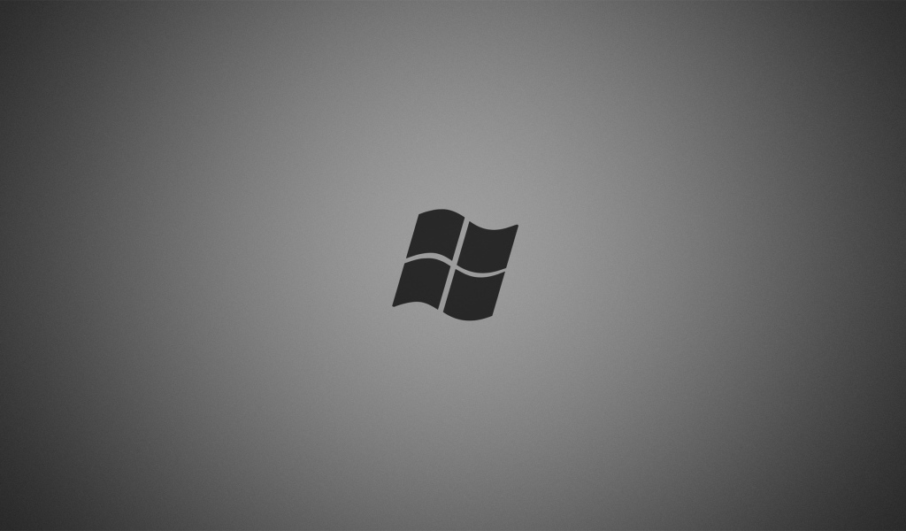 Серый логотип Майкрософт на сером фоне
