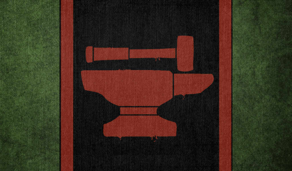 Молот и наковальня, фон