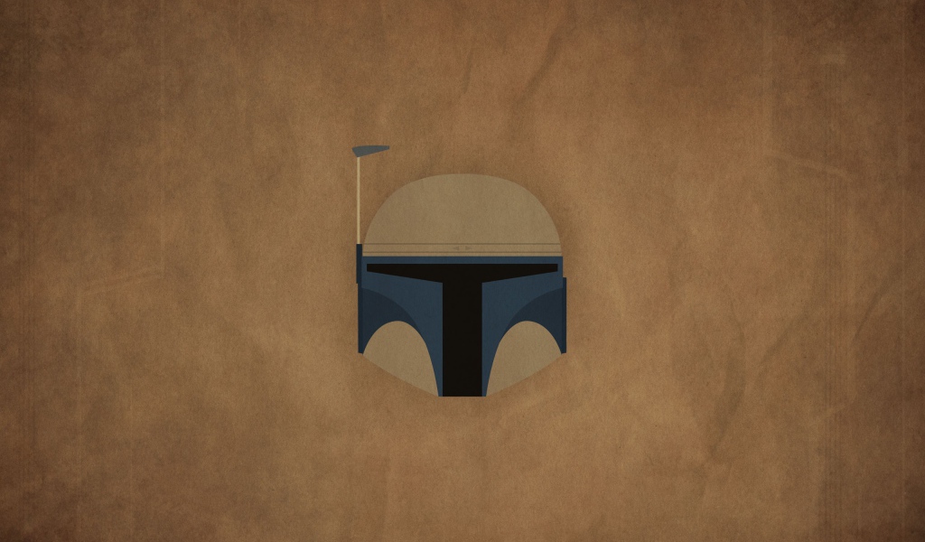 Джанго Фет Звездные войны, коричневый фон