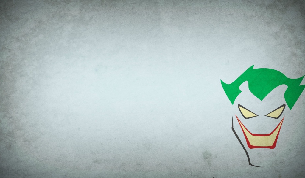 Джокер на светлом фоне