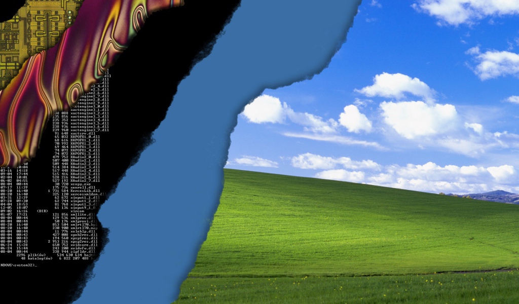 Слои рабочего стола Windows XP