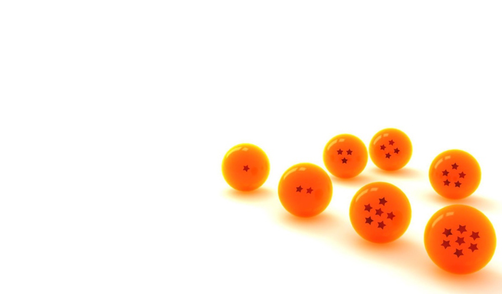 Оранжевые шары на белом фоне