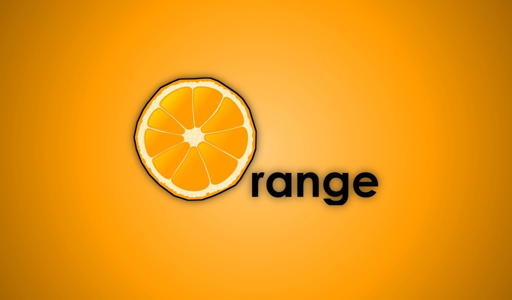 Апельсиновый оранжевый фон