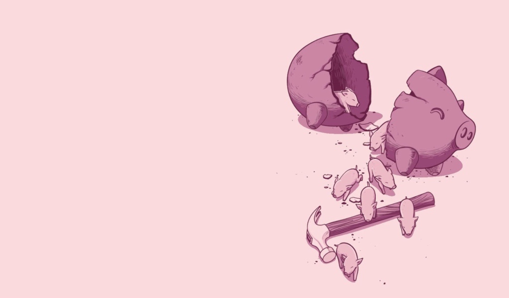 Копилка с поросятами