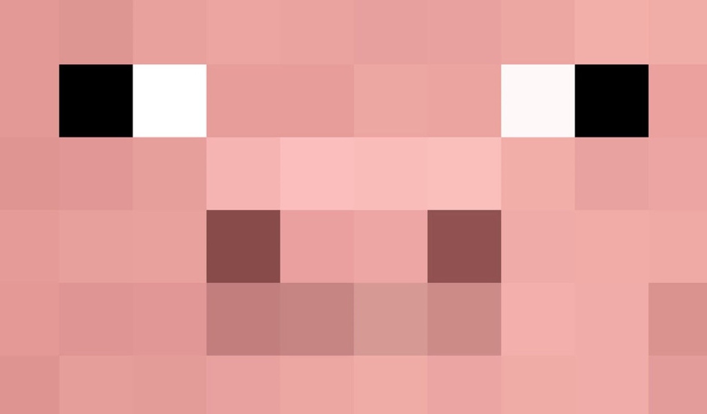 Розовый фон Minecraft
