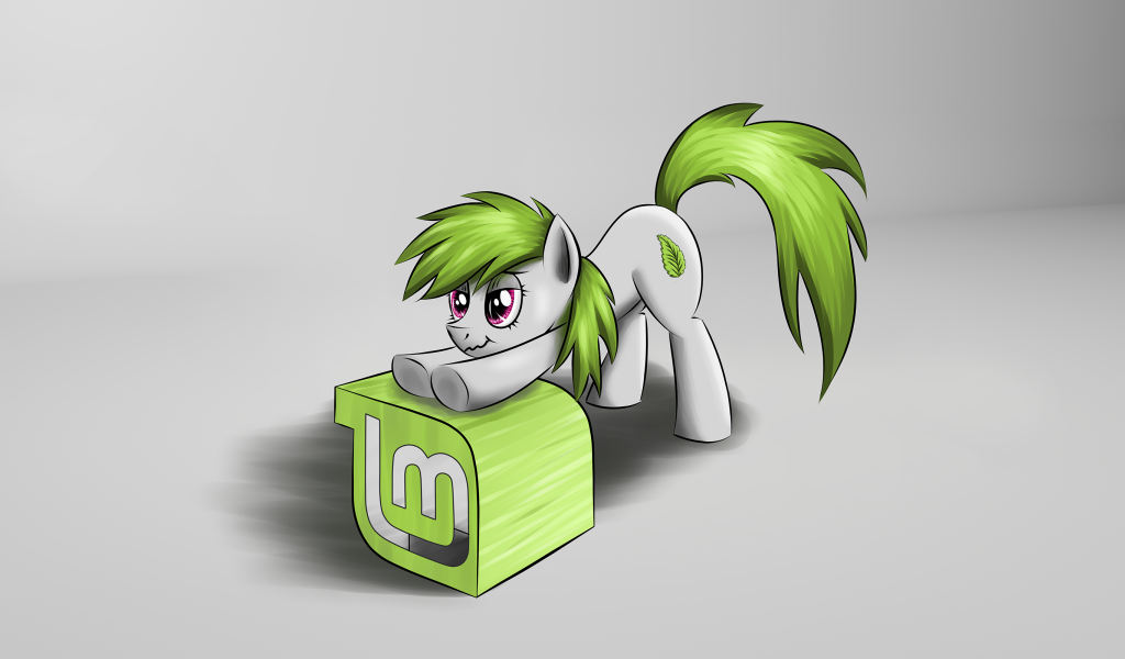 Пони на логотипе Linux Mint