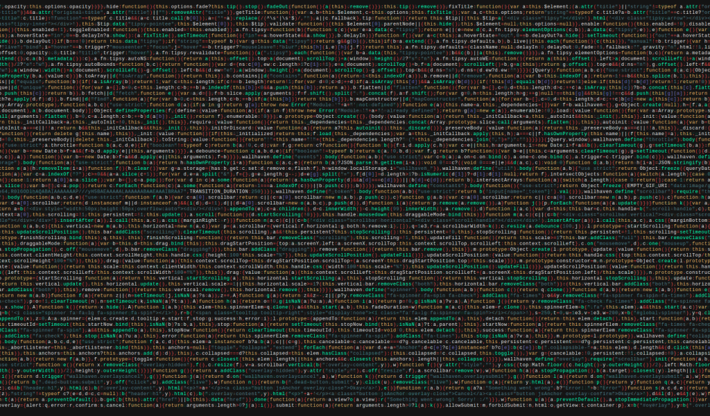 Код программы, фон