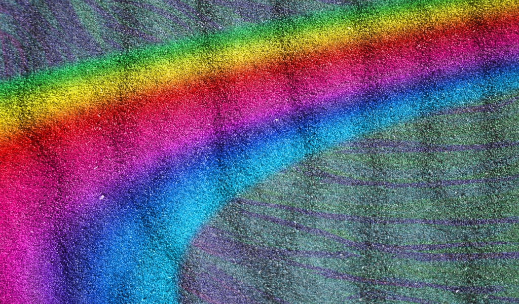 Радуга на песке