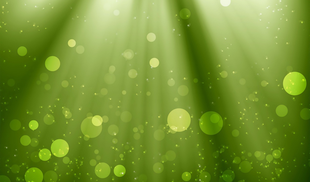 Лучи и блики в зеленой воде