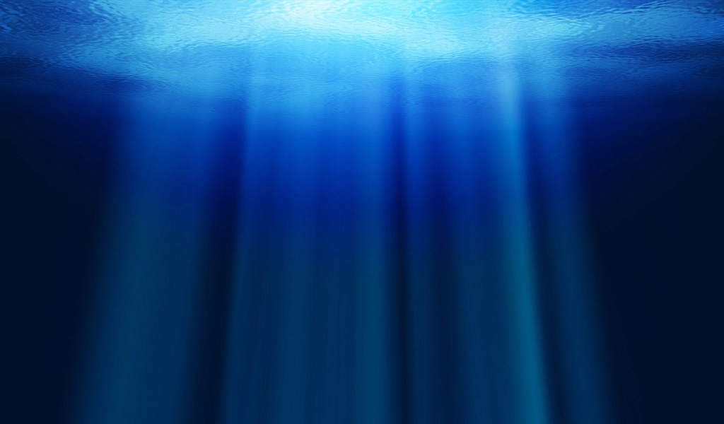 Лучи света в воде