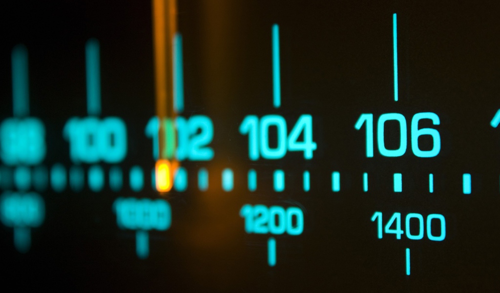 Шкала настройки радиоприемника