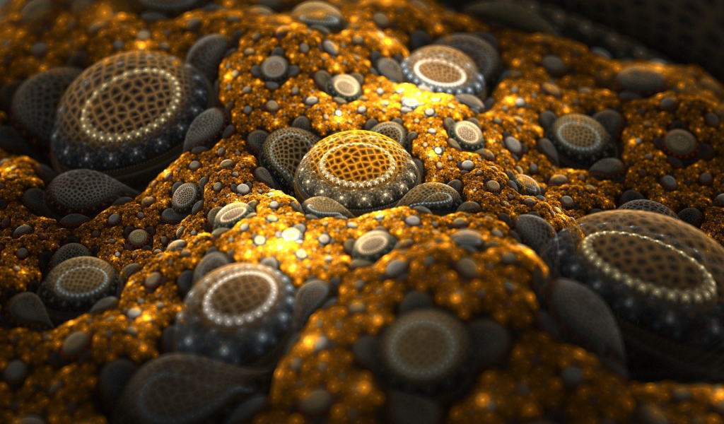 Вещество под микроскопом