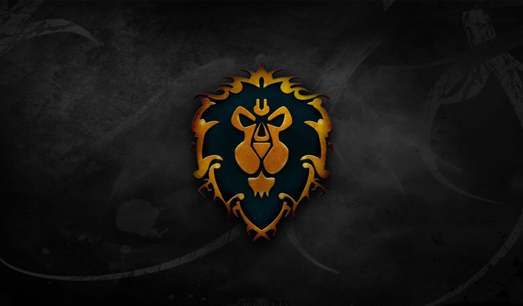 Символ клана World of Warcraft, черный фон