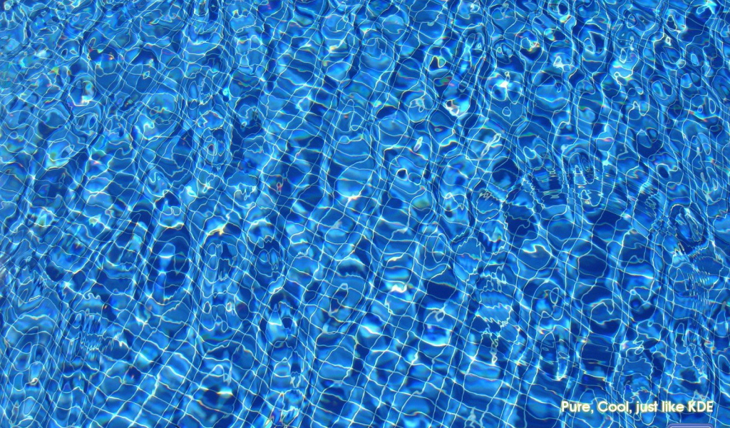 The bottom of the pool