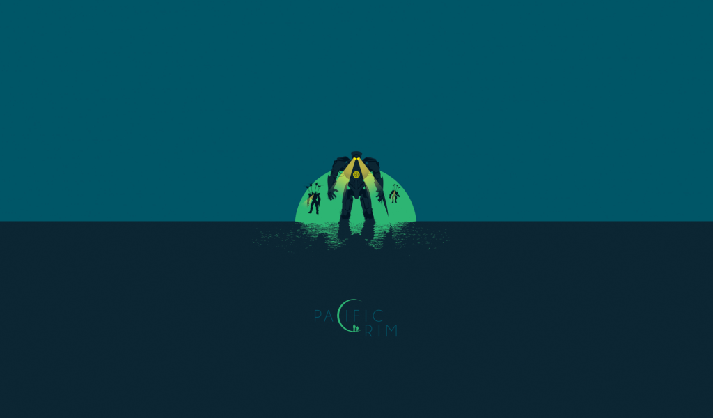 Фильм Тихоокеанский рубеж, синий фон