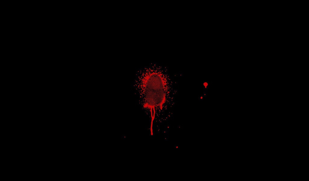 Отпечаток в капле крови