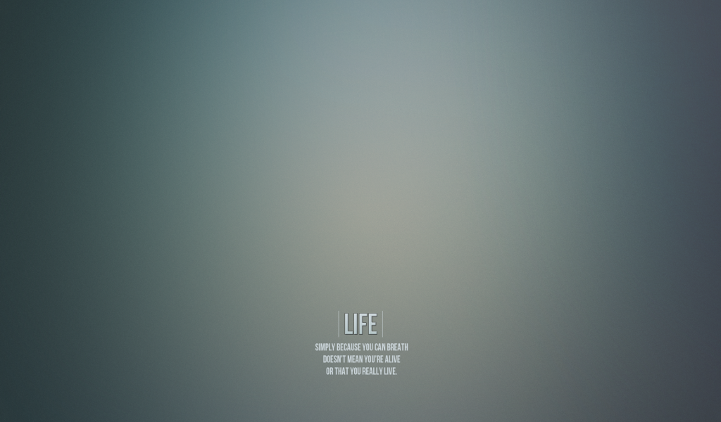 Смысл жизни, серый фон, надписи