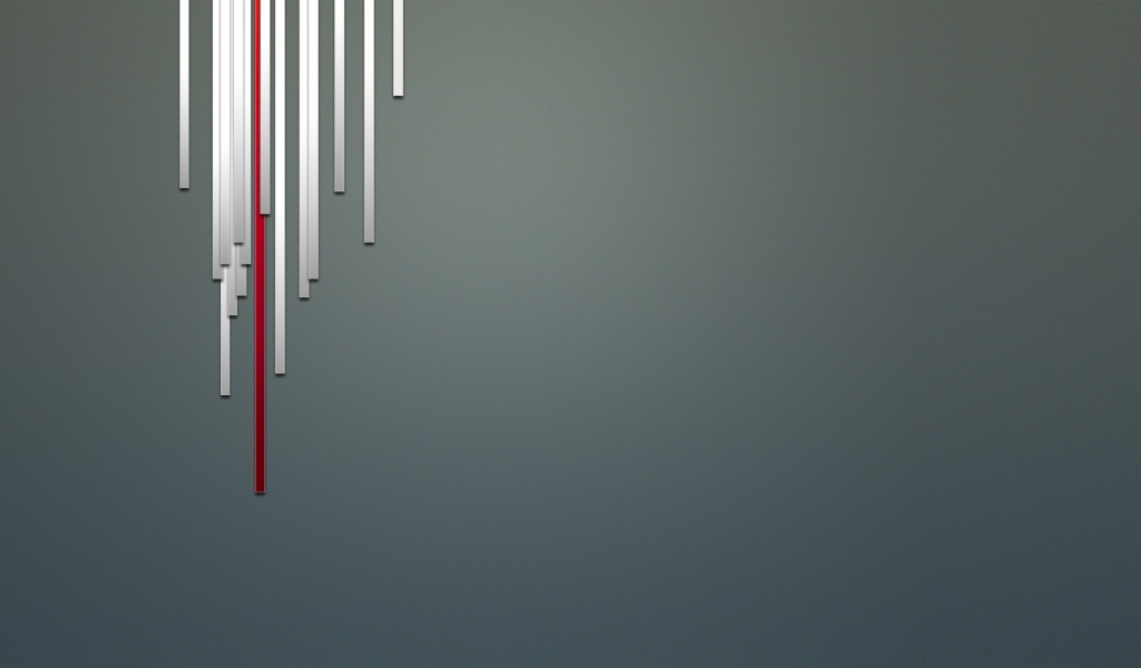 Вертикальные линии опускаются вниз, серый фон