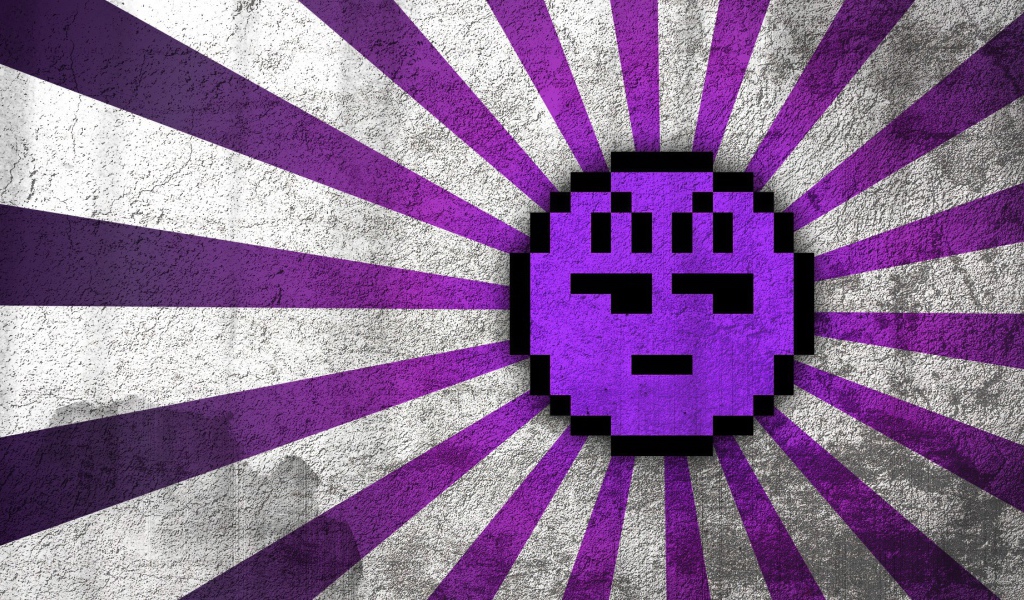 Фиолетовое солнце, фон