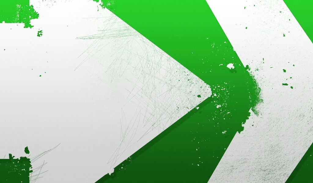 Белая стрела, зеленый фон