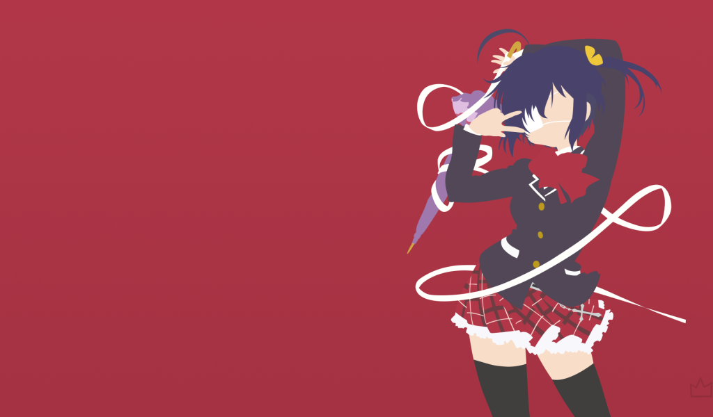 Мир аниме, розовый фон