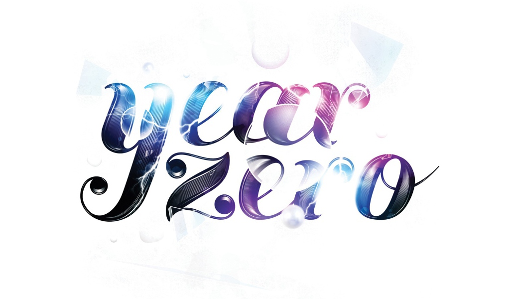 Нулевой год, белый фон