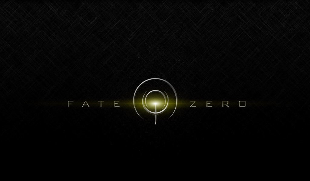 Желтые буквы, аниме Fate-Zero