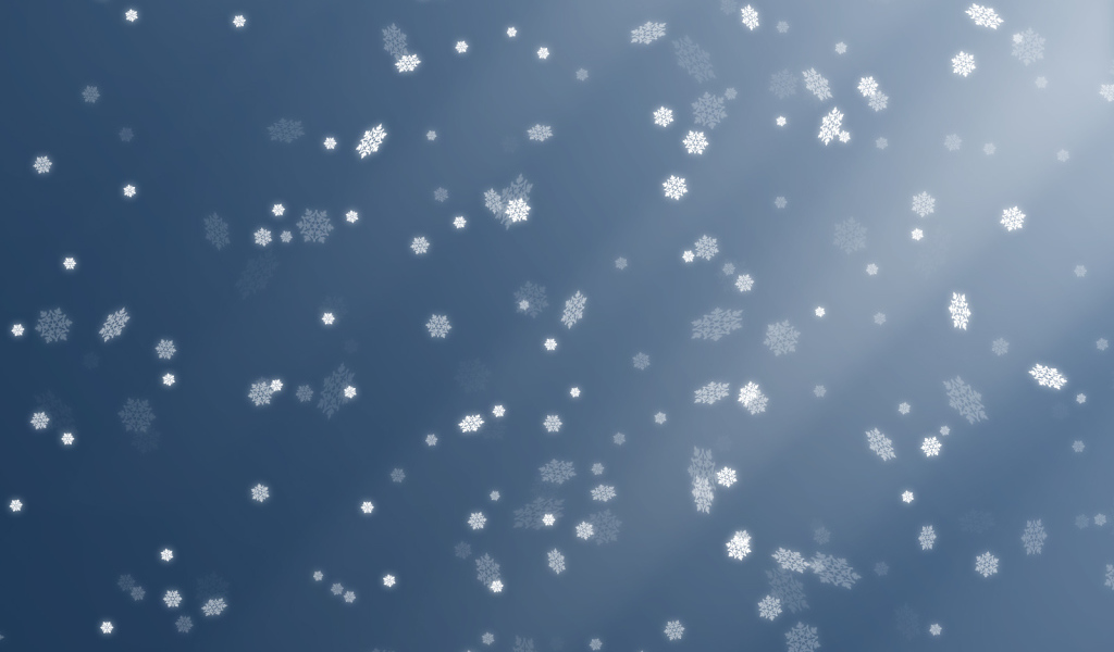 Снежинки на сером фоне