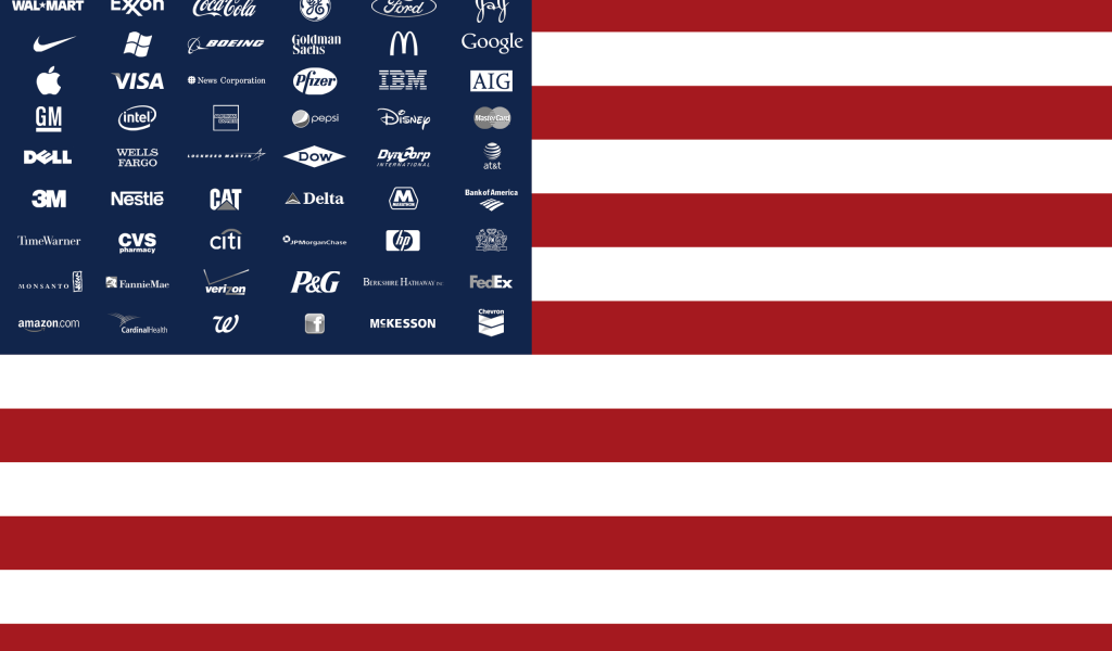 Бренды на флаге США