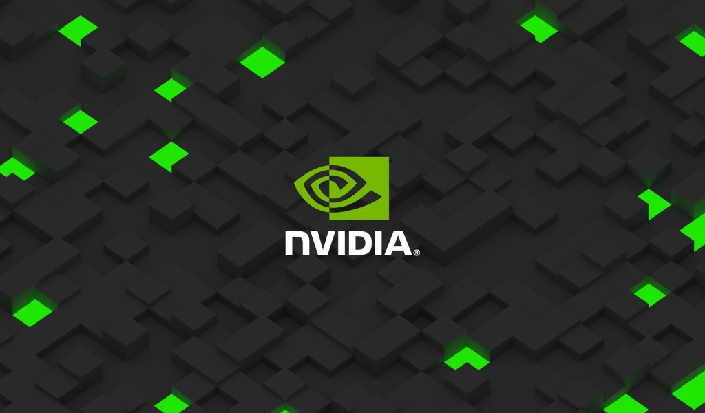 Логотип Nvidia в 3-Д