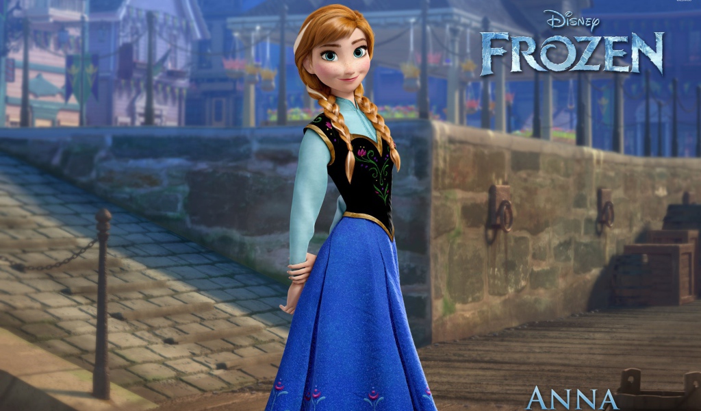 Анна из мультфильма Холодное сердце